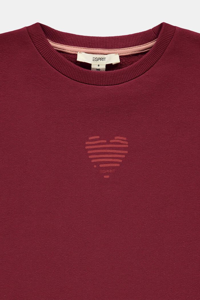 Camiseta con estampado, 100% algodón, DARK RED, detail image number 2