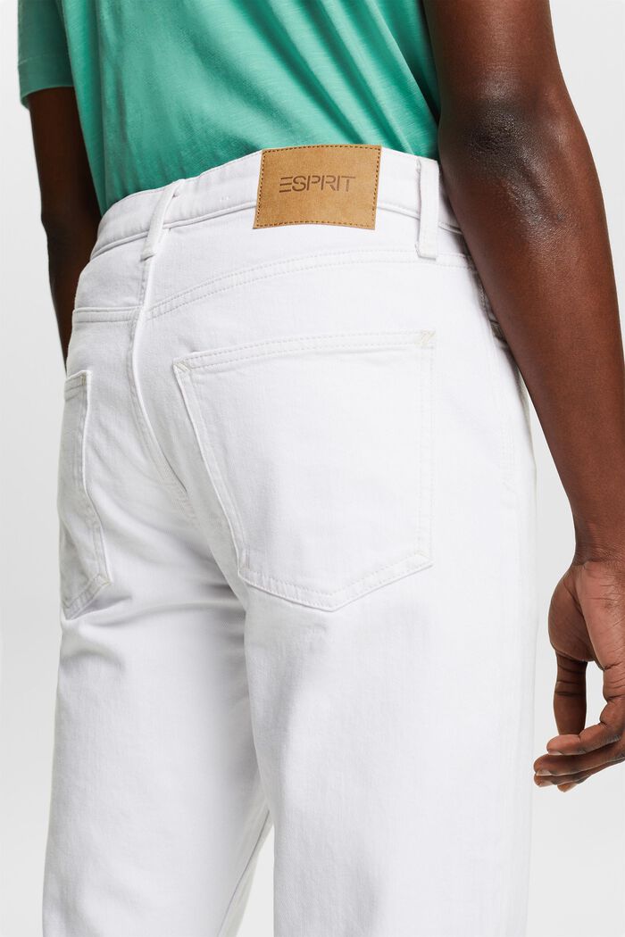 Jeans mid-rise slim fit, WHITE, detail image number 3