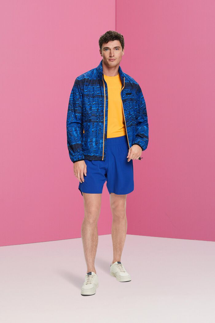 Pantalón corto deportivo con bolsillo de cremallera, BRIGHT BLUE, detail image number 4