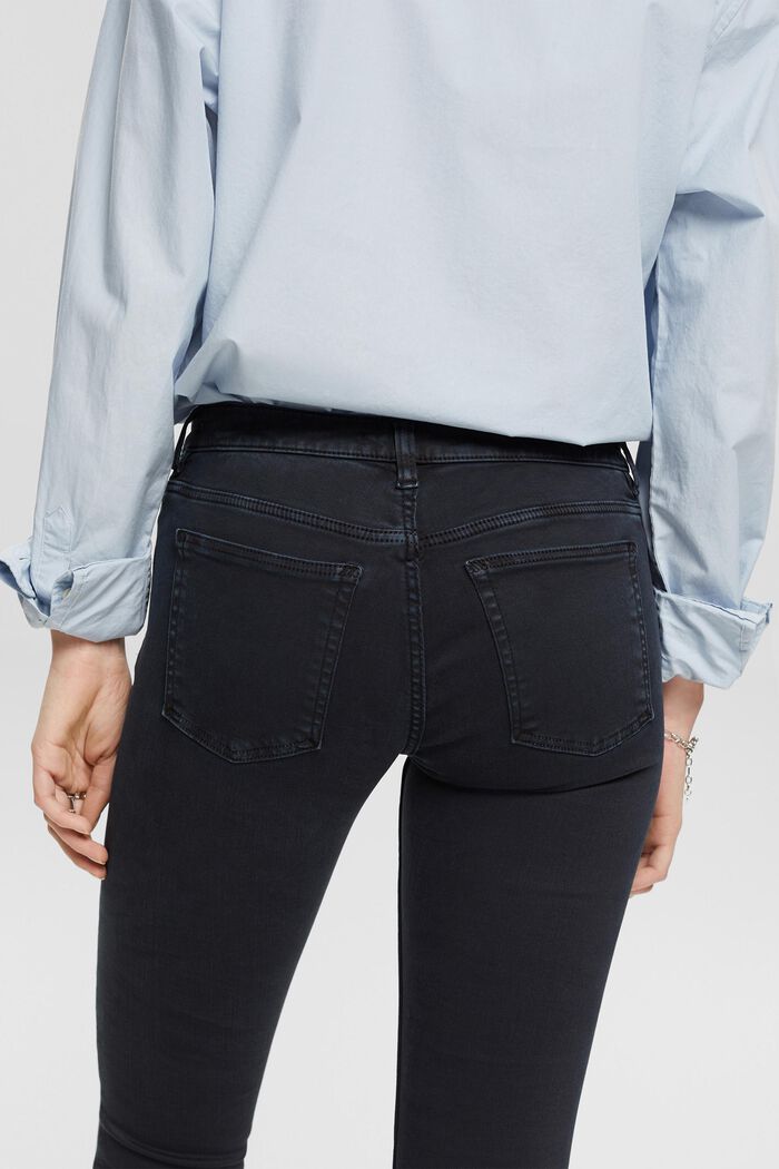 Jeans mid-rise skinny fit, BLACK, detail image number 2