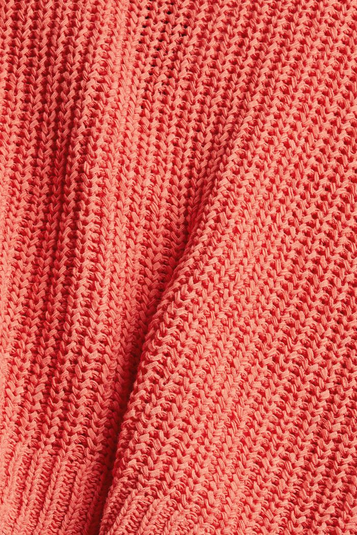 Jersey en mezcla de algodón, CORAL, detail image number 1