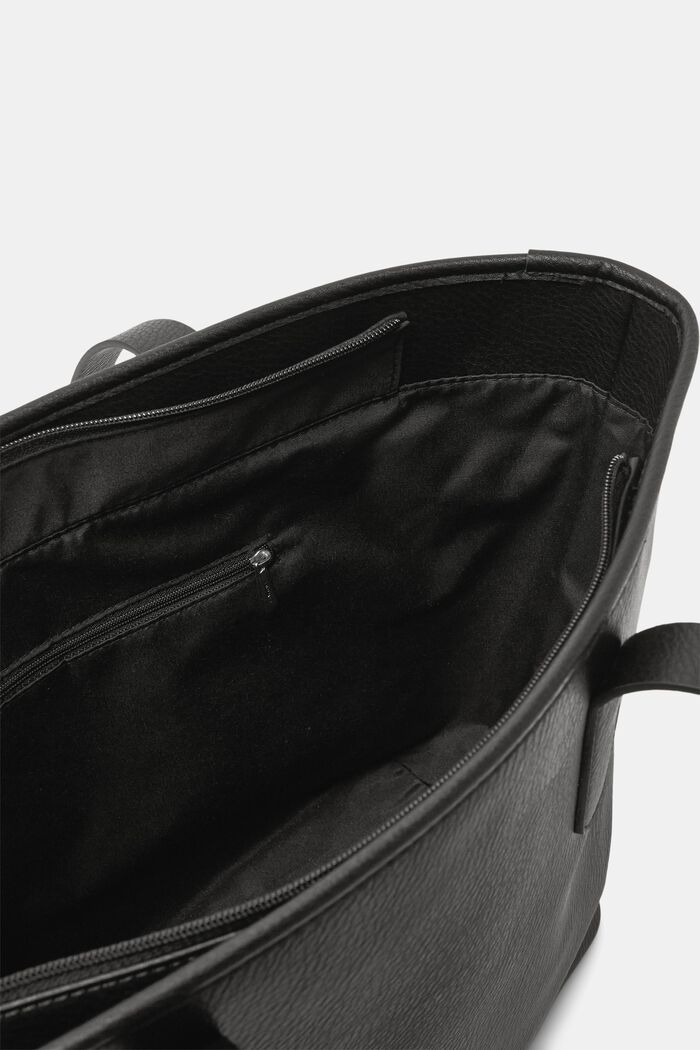 Bolso bandolera de polipiel, BLACK, detail image number 3