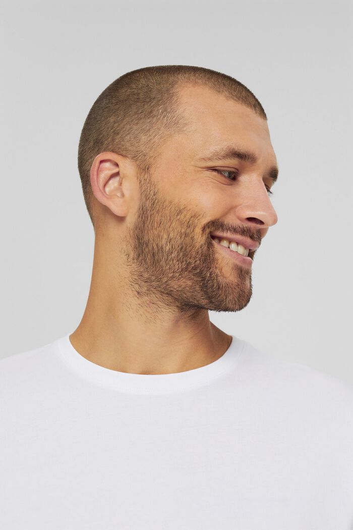Camiseta de manga larga en 100 % jersey de algodón ecológico