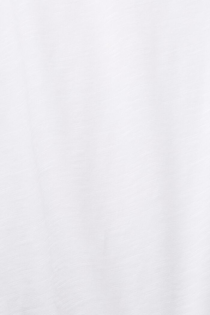 Camiseta con detalles de encaje, WHITE, detail image number 4