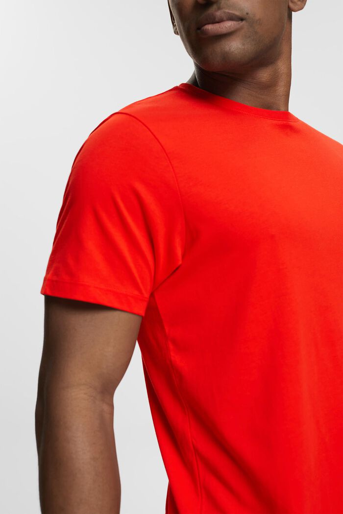 Camiseta de tejido jersey, 100% algodón, RED, detail image number 0