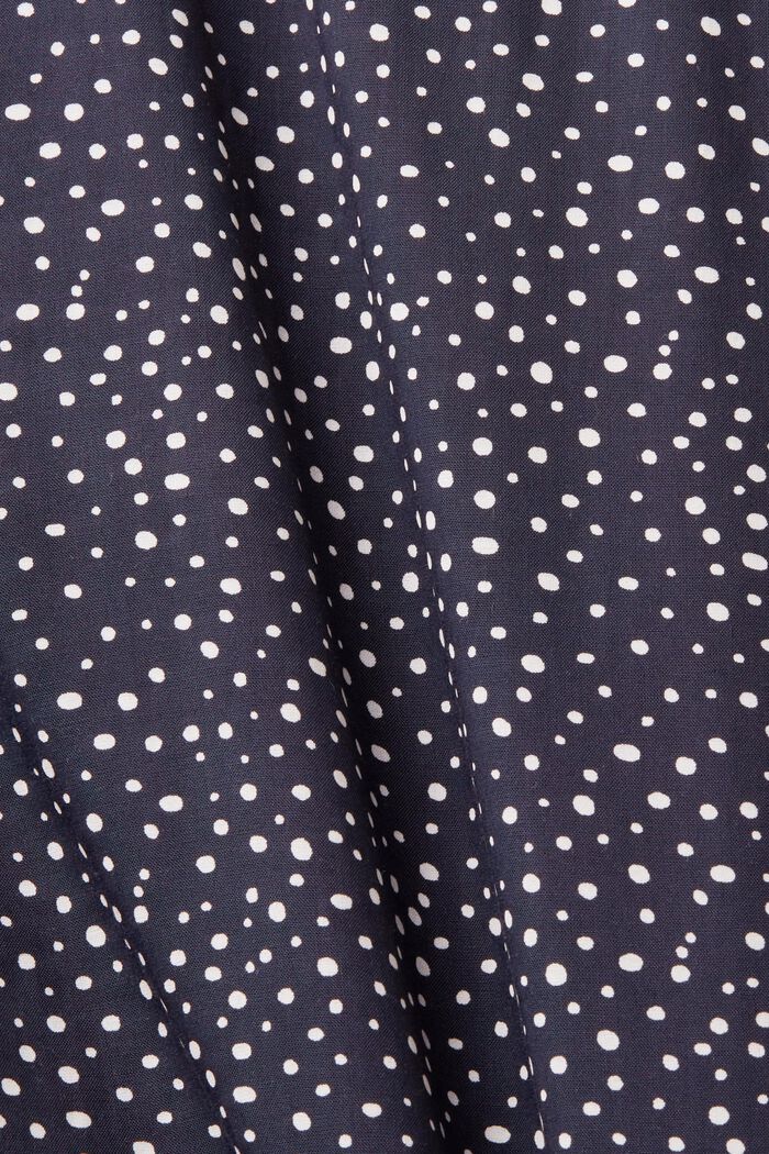 Blusa con estampado, LENZING™ ECOVERO™, NAVY, detail image number 5