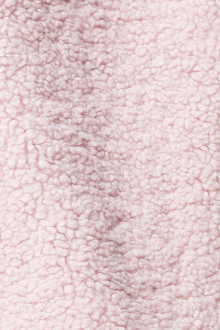 Cazadora acolchada tipo forro polar de borreguillo, LAVENDER, detail image number 5