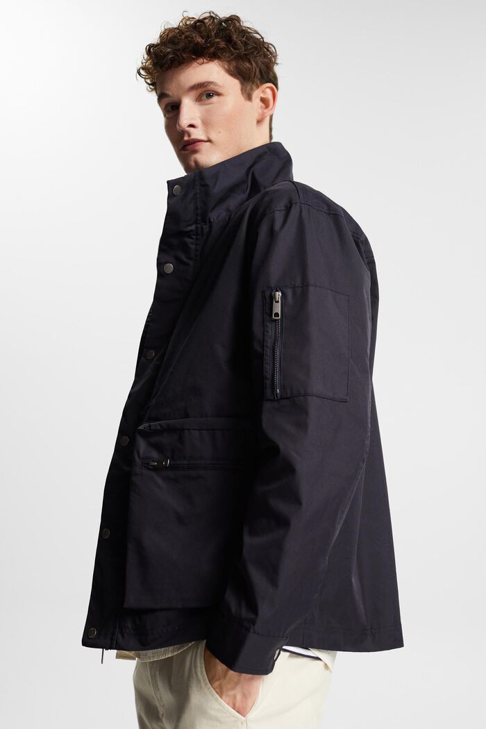 Reciclado: chaqueta con bolsillos, NAVY, detail image number 5
