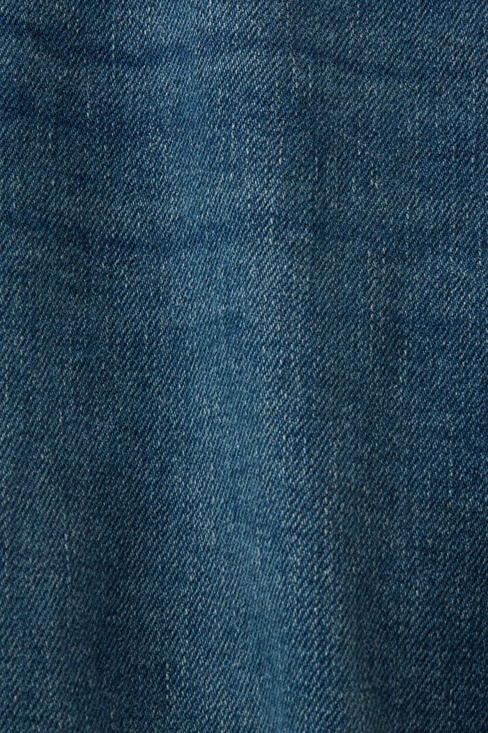 Jeans straight fit mid rise, BLUE MEDIUM WASHED, detail image number 5