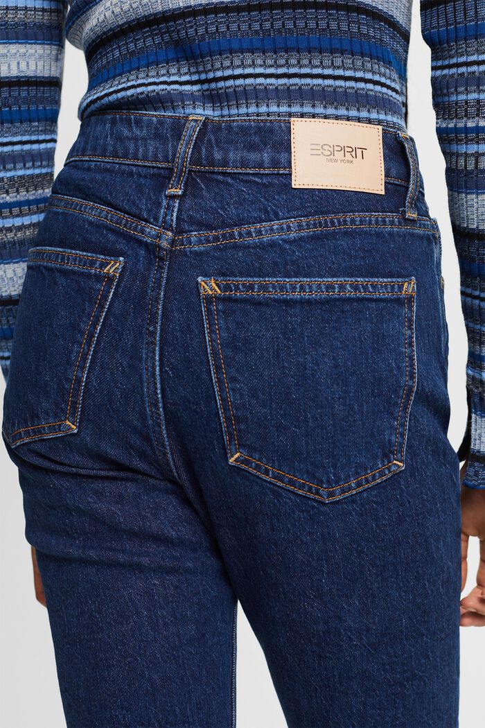 Jeans high-rise retro slim fit, BLUE MEDIUM WASHED, detail image number 4