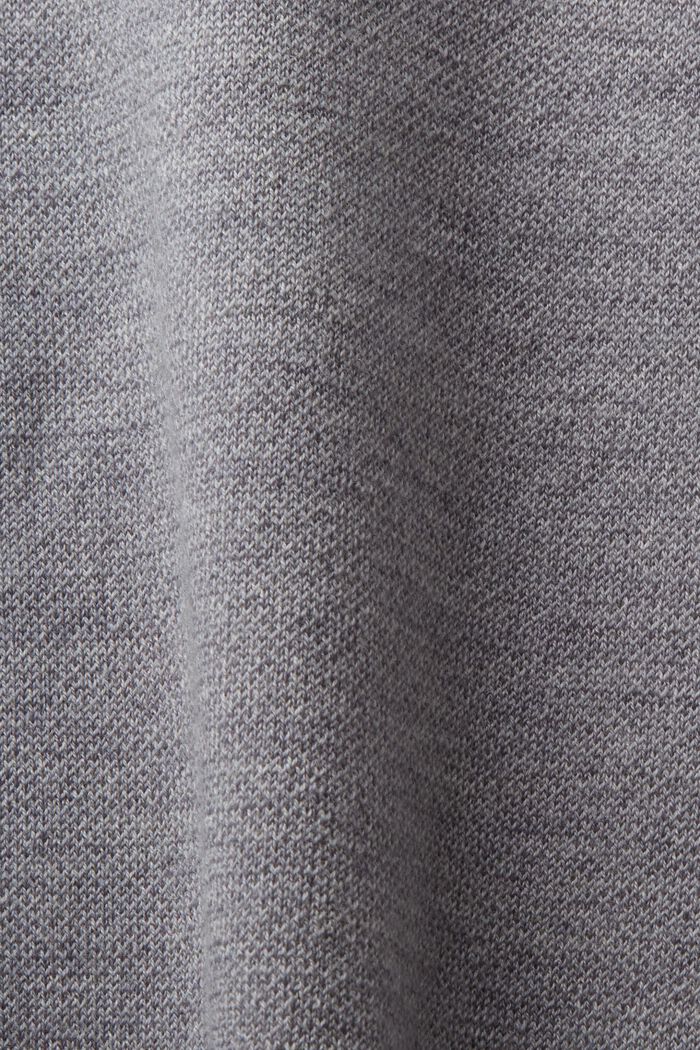 Jersey de cuello redondo con mezcla de lana, LIGHT GREY, detail image number 5