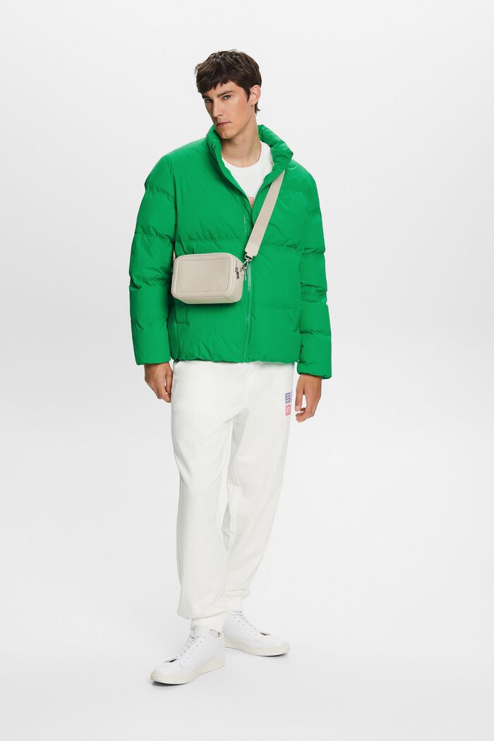 Reciclada: chaqueta acolchada con plumón, GREEN, detail image number 0
