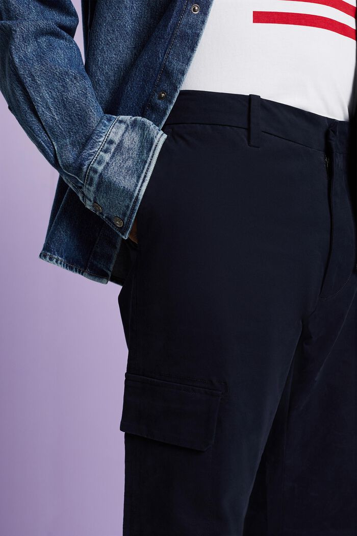 Pantalones cargo con perneras rectas, NAVY, detail image number 3