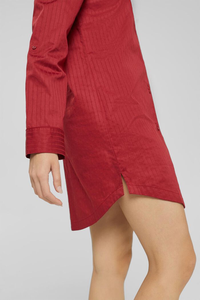 Camisón de 100% algodón, CHERRY RED, detail image number 5