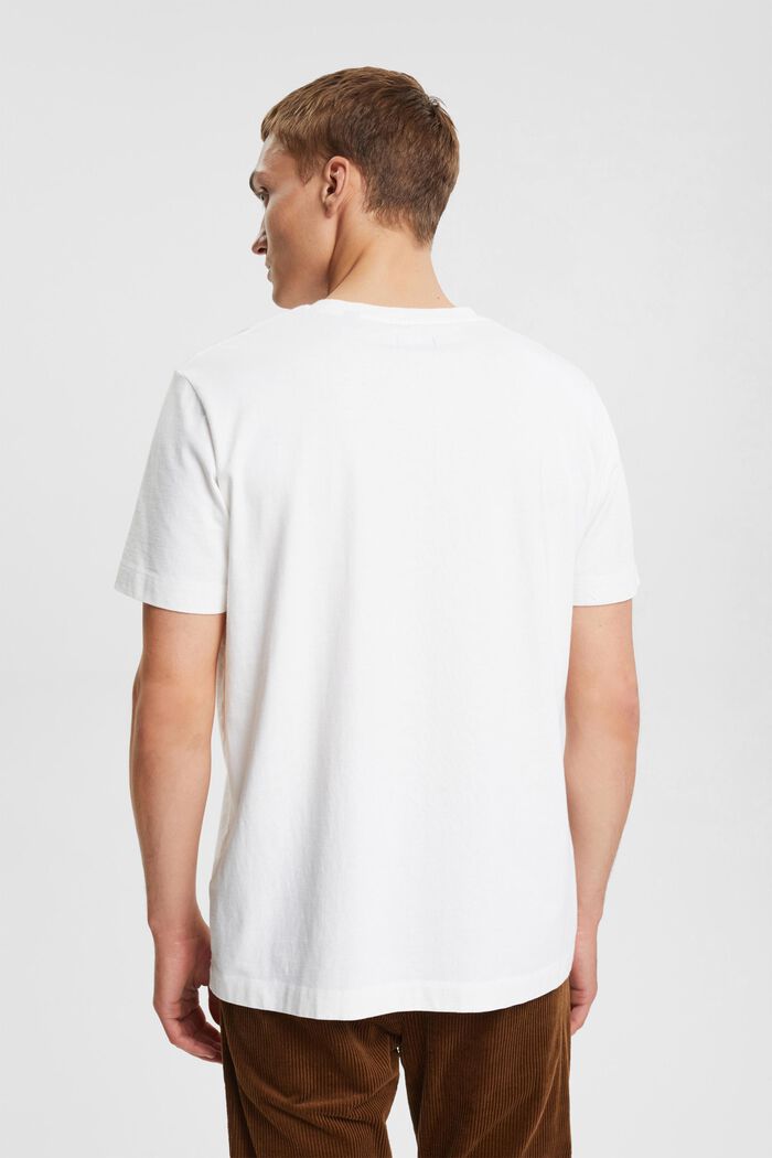 Camiseta unicolor, WHITE, detail image number 3