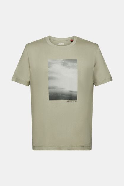 Camiseta estampada de algodón ecológico