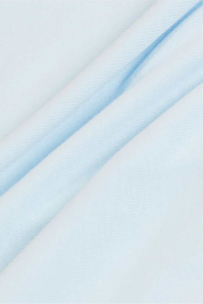 Camiseta de manga larga en tejido jersey, PASTEL BLUE, detail image number 4