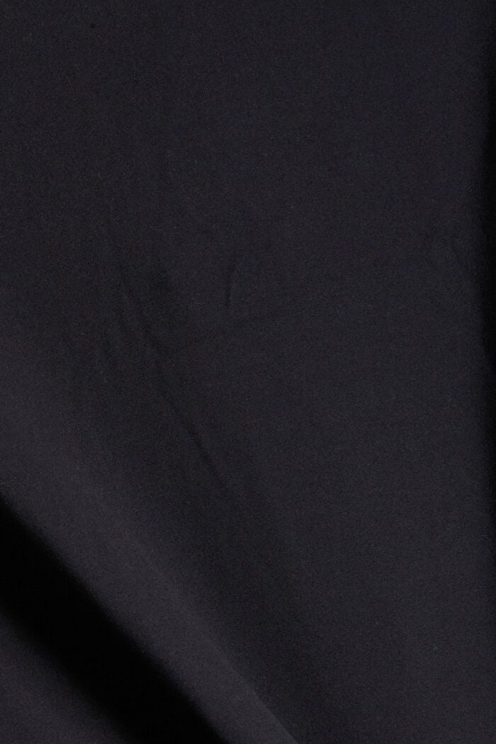 Camiseta de manga larga funcional con cremallera, BLACK, detail image number 4
