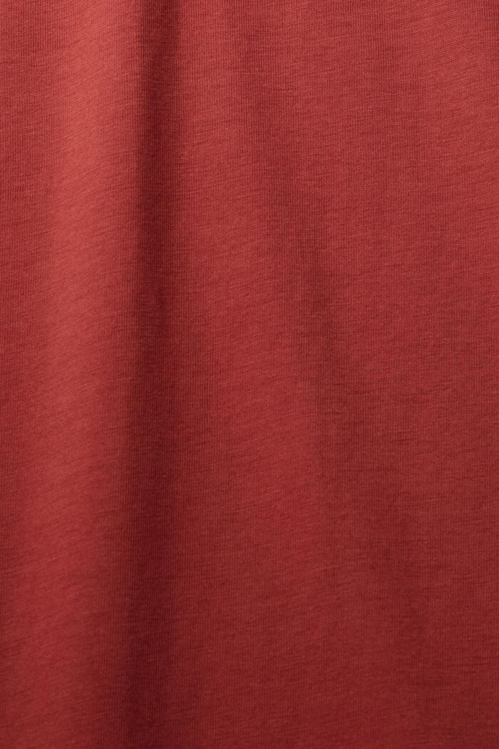 Camiseta de tejido jersey, 100% algodón, TERRACOTTA, detail image number 1