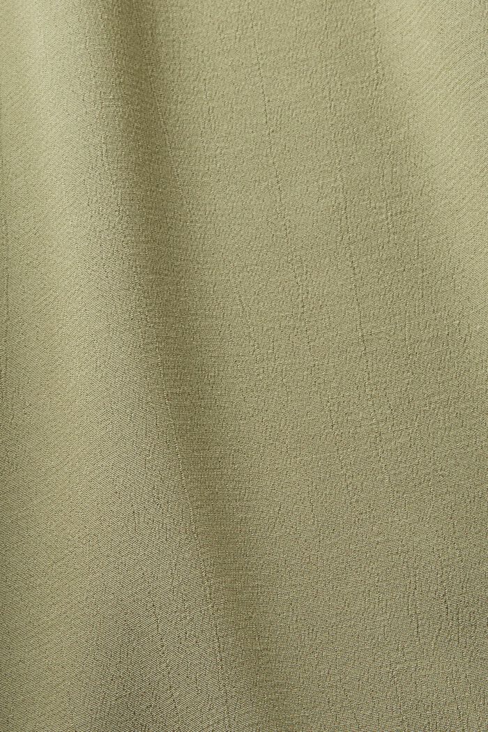Blusa con cuello en pico realizada en viscosa LENZING™ y ECOVERO™, LIGHT KHAKI, detail image number 5