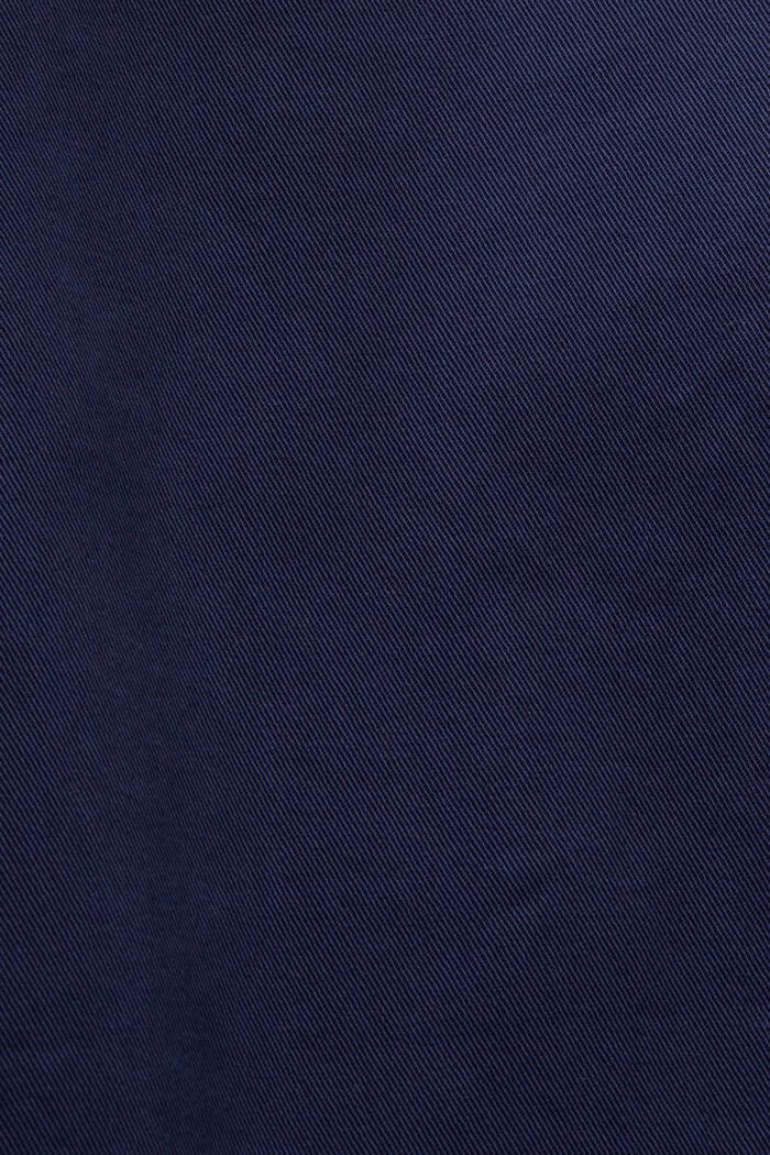Pantalón chino recto de tiro medio, DARK BLUE, detail image number 6