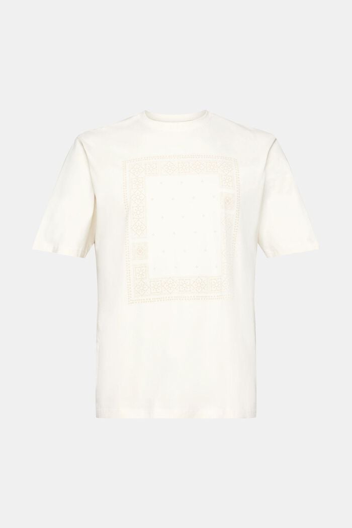 Camiseta de corte holgado en algodón con estampado frontal, ICE, detail image number 5