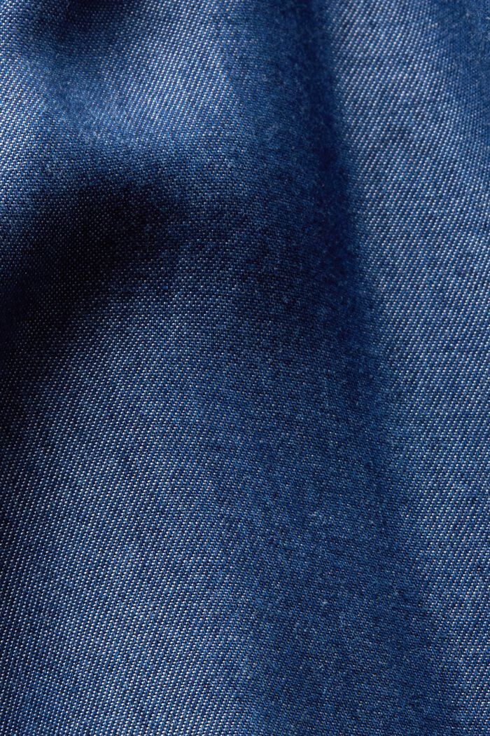 Blusa sin mangas con acabado vaquero, TENCEL™, BLUE LIGHT WASHED, detail image number 6