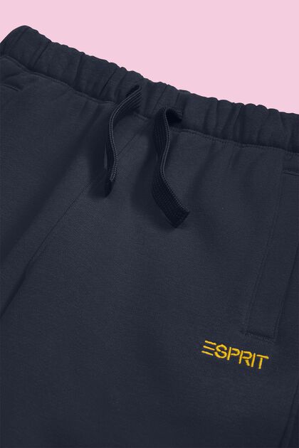 Pantalones deportivos en mezcla de algodón con logotipo