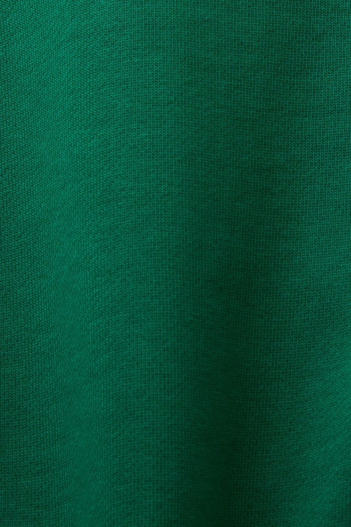 Sudadera con logotipo bordado, algodón ecológico, DARK GREEN, detail image number 5