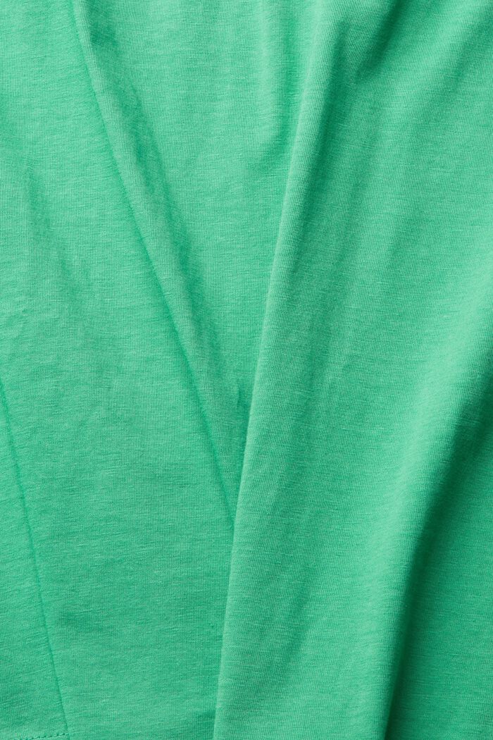 Camiseta de jersey con bordado grande, GREEN, detail image number 5