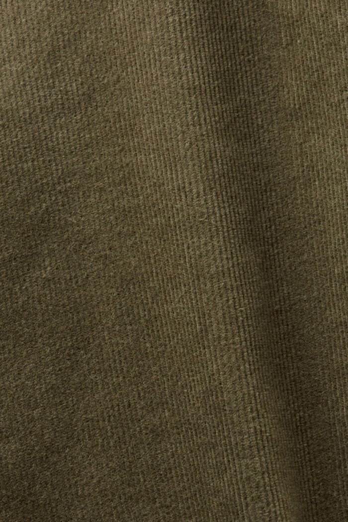 Pantalón de pana de corte recto, KHAKI GREEN, detail image number 5