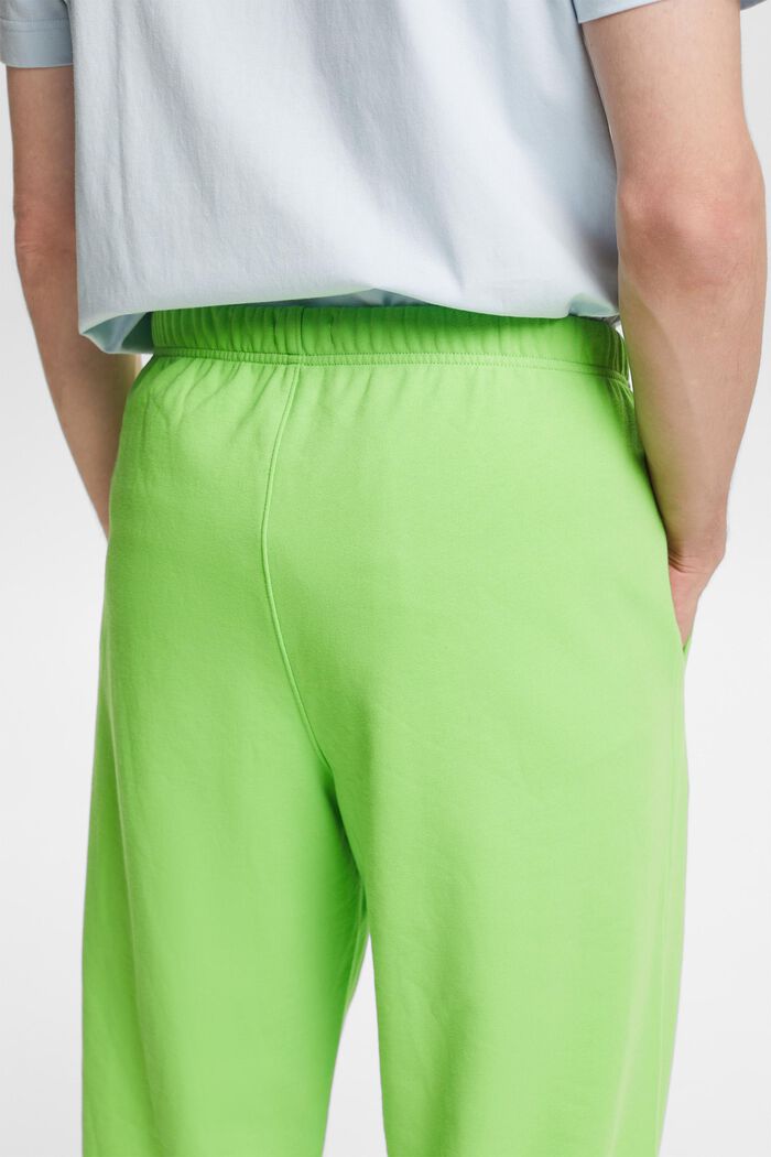 Pantalones de felpa de algodón con logotipo, CITRUS GREEN, detail image number 4