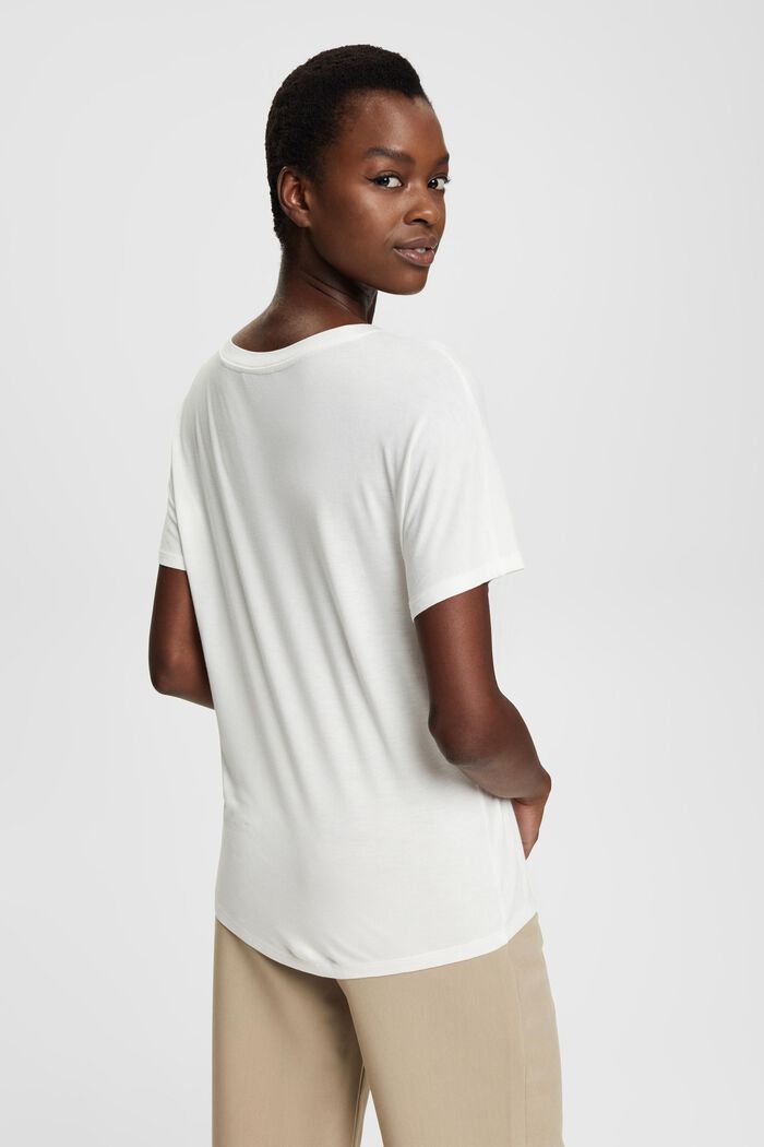 Camiseta estampada, LENZING™ ECOVERO™, NEW OFF WHITE, detail image number 4