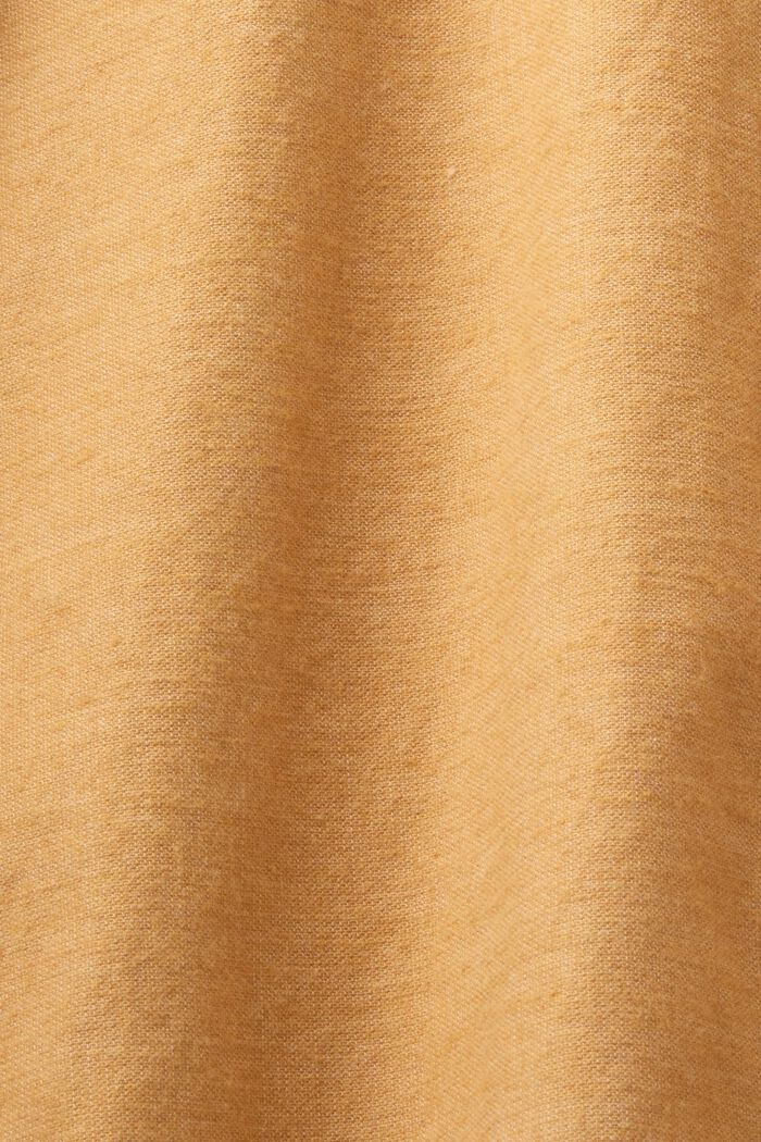 Camisa jaspeada, 100 % algodón, CAMEL, detail image number 6