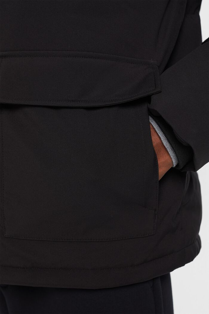 Cazadora de plumón con capucha, BLACK, detail image number 1