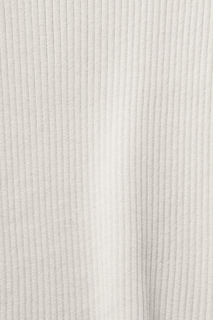 Camiseta de tirantes de canalé, CREAM BEIGE, detail image number 4