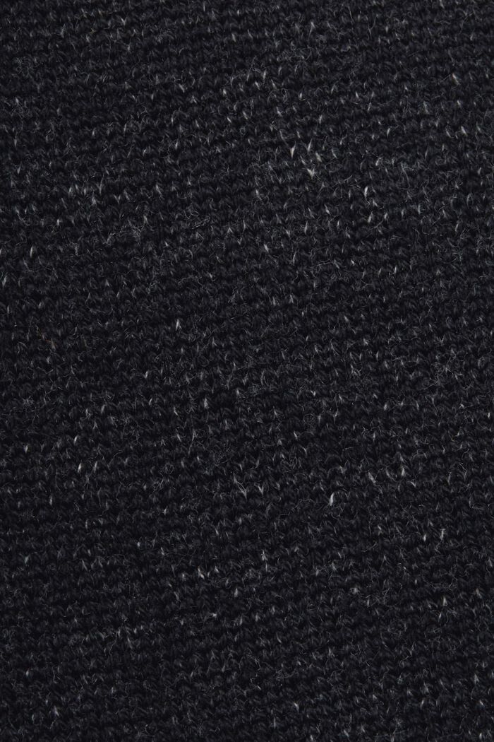 Pantalón deportivo de cintura alta con logo estampado, BLACK, detail image number 5