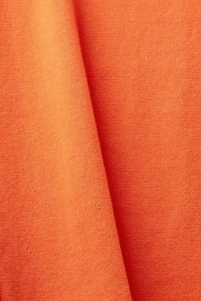 Chaqueta abierta de punto, ORANGE RED, detail image number 3