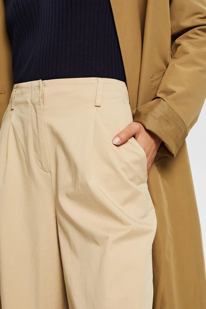 Shorts largos de perneras holgadas, LENZING™ ECOVERO™, SAND, detail image number 4