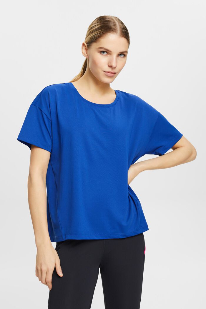 Camiseta con tecnología E-DRY, BRIGHT BLUE, detail image number 0