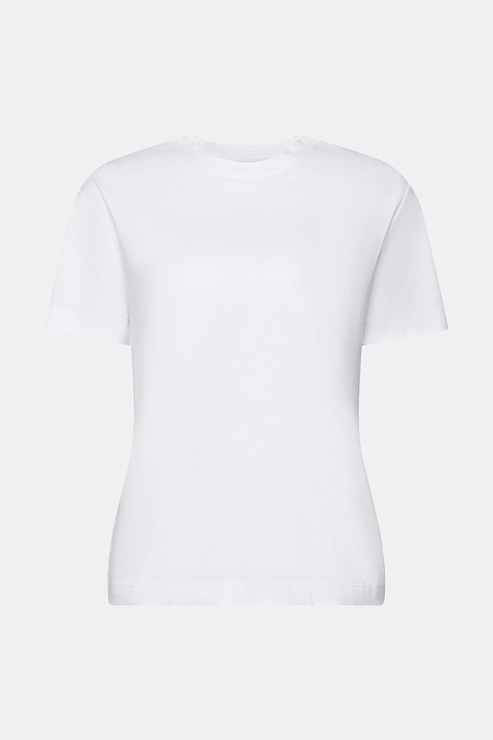Camiseta de algodón ecológico, WHITE, detail image number 6