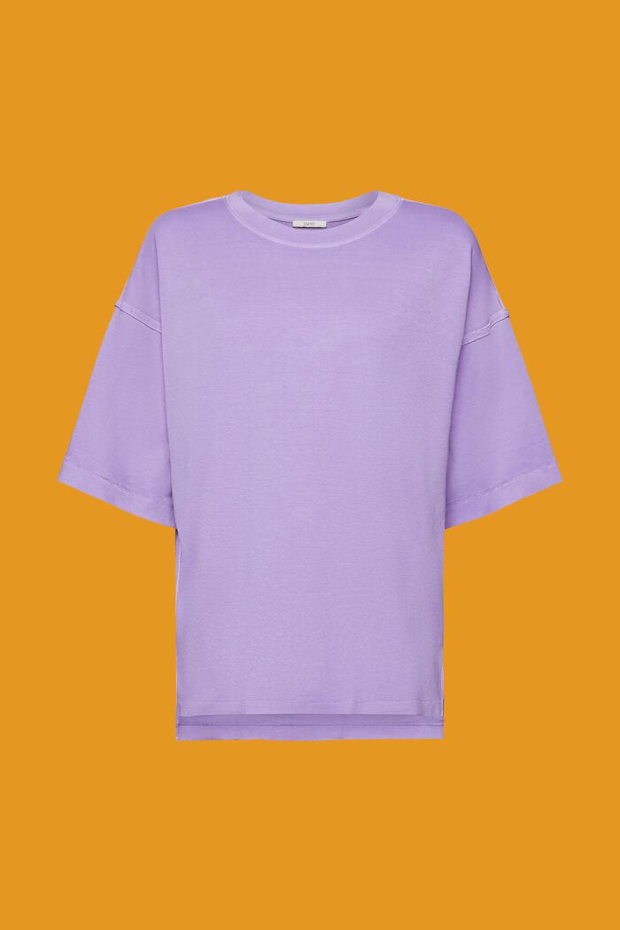 Camiseta extragrande de algodón, PURPLE, detail image number 7