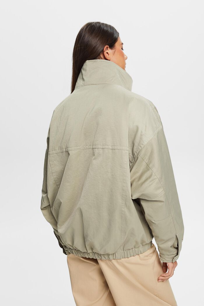 Reciclado: chaqueta estilo parka acolchada, DUSTY GREEN, detail image number 3
