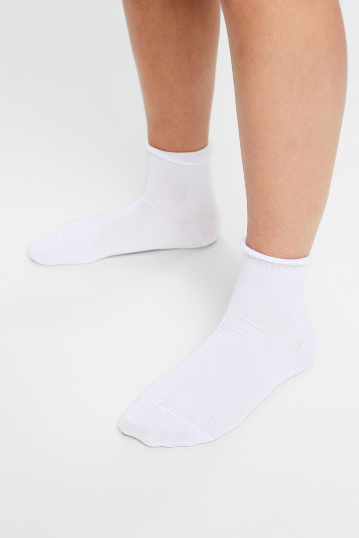 Pack de 2 pares de calcetines de punto, WHITE, detail image number 1