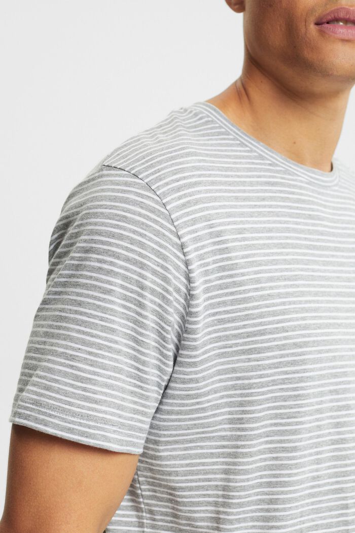 Camiseta de tejido jersey, 100% algodón, MEDIUM GREY, detail image number 2