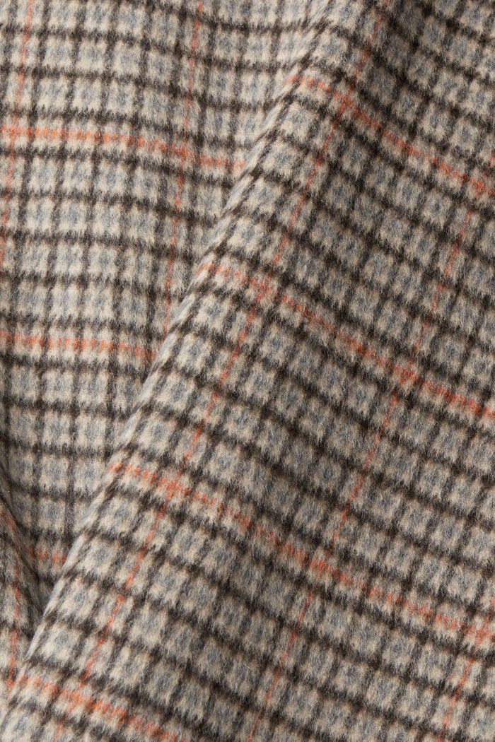 Blazer en mezcla de lana, SAND, detail image number 4