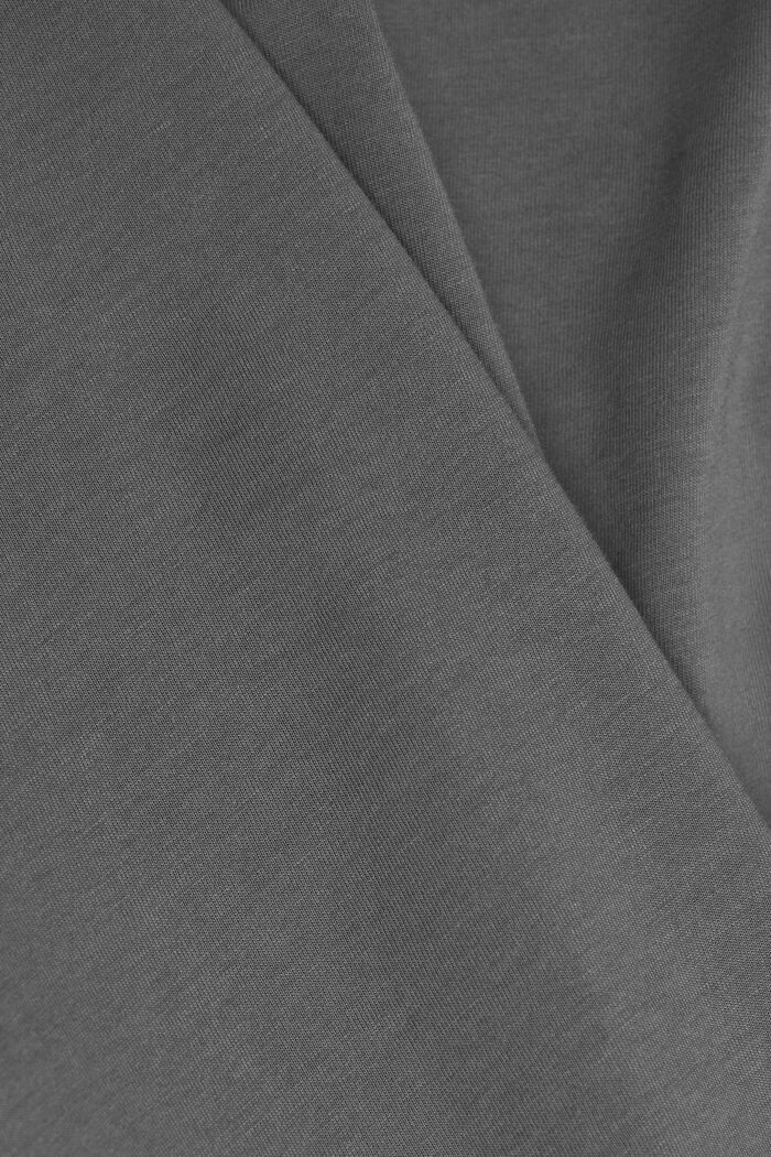 Camiseta de tejido jersey, 100% algodón, DARK GREY, detail image number 5