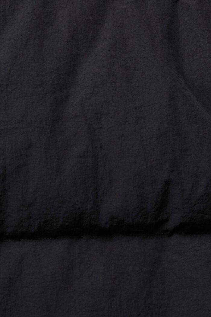 Abrigo acolchado con relleno de plumón reciclado, BLACK, detail image number 4