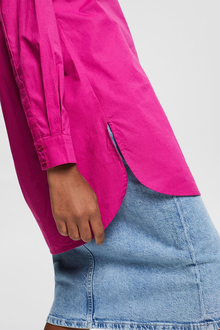 Blusa oversized de algodón ecológico, PINK FUCHSIA, detail image number 2