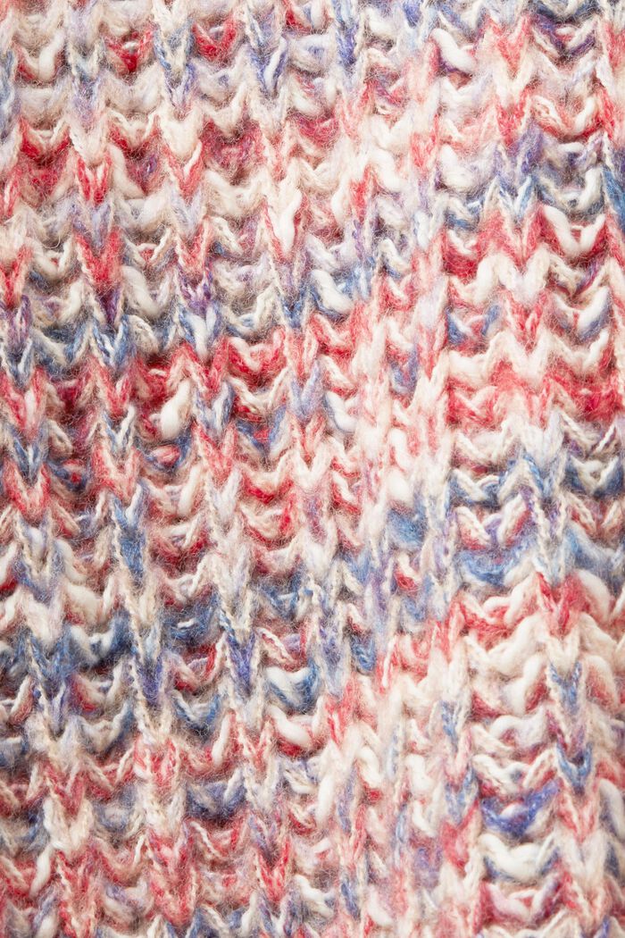 Jersey multicolor con cuello alto, RED, detail image number 5